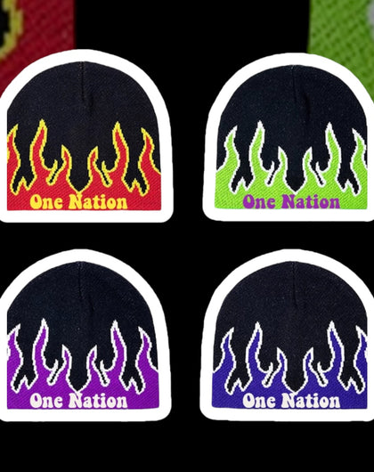 Fire Flame Beanie